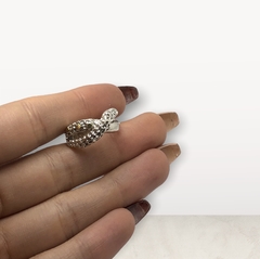 AV 569 Anillo Infinito Plata y Oro en internet