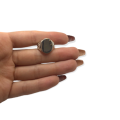 AV 387 Anillo Sello Plata 925 - comprar online