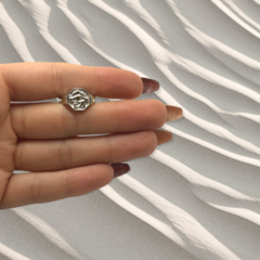 AV 277 Anillo Ojo de Horus Plata y Oro