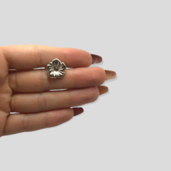 AV 261 Anillo Flor Plata y Oro