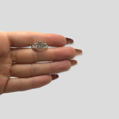 AV 4 Anillo Corona Plata 925