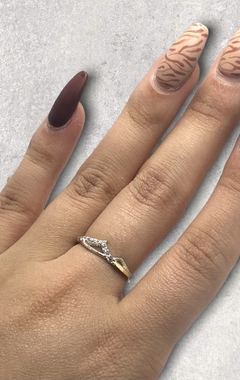 ART 27 Anillo Finito Plata y Oro - comprar online