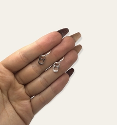 ART 2 Aro Argolla con Dije Chapita Plata 925 en internet