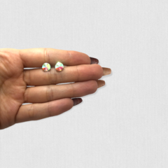 SWA-18 Aro Pasante (8 mm) - Variedad de Colores Plata Italiana - tienda online