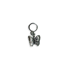 1.1 gr Dije Charm Mariposa Plata Italiana en internet