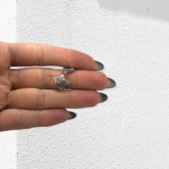 3.1 gr Dije Charm Estrella con Cubics Plata Italiana - comprar online