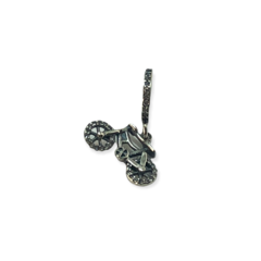 2 gr Dije Charm Bicicleta con Cubics Plata Italiana - comprar online