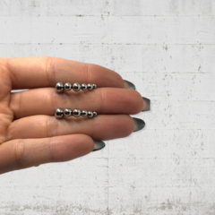 3018 Aros Pasantes Trepadores Bolitas Acero Quirúrgico - comprar online