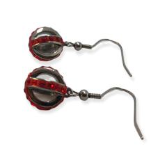 3140 Aros Colgantes Rojos Acero Quirúrgico - comprar online