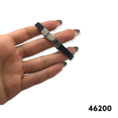 46200 Pulsera Caucho y Acero Quirúrgico