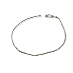 1 gr Pulsera Microbolitas Finita Plata Italiana - Stal Joyas