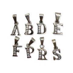 MADJ 112 Dije Iniciales Plata 925