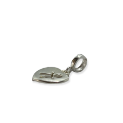 MINI 14 Dije para Charms Corazon con Nene Plata Italiana - comprar online