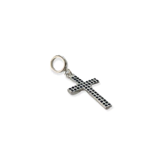 MINI 36 Dije para Charms Cruz - Variedad de Colores Plata Italiana - comprar online