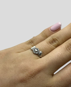 MAAN 223 Anillo Dos Corazones Plata 925 - comprar online