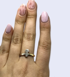 MAAN 04 Anillo Nene Plata y Oro - comprar online