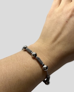8684 Pulsera Bolitas Acero Quirúrgico