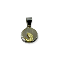 NAR 19 Dije Virgen Niña Chico Nacar Plata y Oro - Stal Joyas