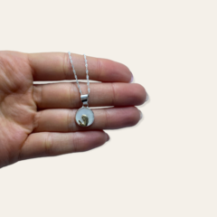 NAR 19 Dije Virgen Niña Chico Nacar Plata y Oro - comprar online