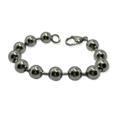 8008-3 Pulsera Bolitas (10 mm) Acero Quirúrgico