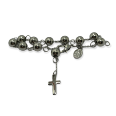 8010 PLUS Pulsera Denario Bolitas (8 mm) Acero Quirúrgico - comprar online
