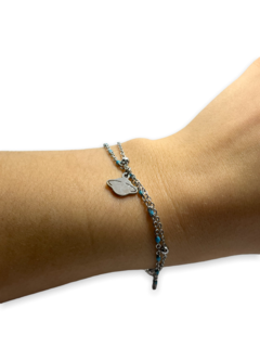 8027-1-2-3 Pulseras con Dijes - Variedad de Colores Acero Quirúrgico - comprar online