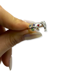 AV 015 Anillo Colibri - Variedad de Colores Plata 925 en internet