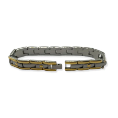 8147 Pulsera Masculina Acero Quirúrgico Dorado - comprar online