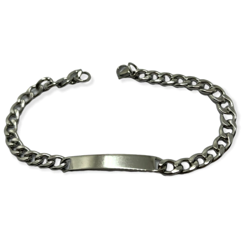 8169 Pulsera Identificatoria Acero Quirúrgico