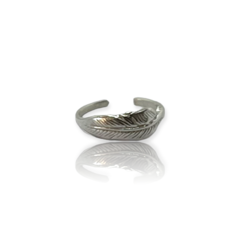 ART 73 Anillo Falange Pluma Plata 925