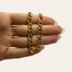 8208 Pulsera Eslabones Acero Quirúrgico Dorado en internet