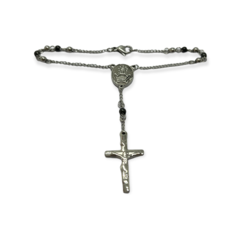 8325 Pulsera Denario con Bolitas (4 mm) Acero Quirúrgico