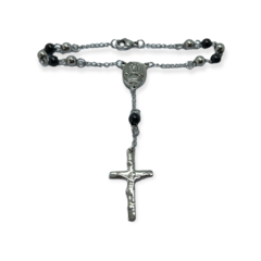 8324 Pulsera Denario con Bolitas (6 mm) Acero Quirúrgico