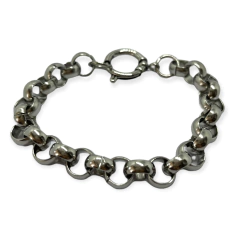 8298-10 Pulsera Rolo (10 mm) con Cierre Marinero Acero Quirúrgico - comprar online