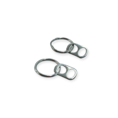 ART 2 Aro Argolla con Dije Chapita Plata 925 - comprar online