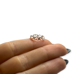 ART 76 Anillo Falange Corazon Plata 925 - comprar online