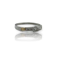 AG 315 Anillo Finito con Piedras - Variedad de colores Plata y Oro - Stal Joyas