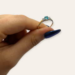 NAR 21 Anillos Piedras - Variedad de colores Plata y Oro - tienda online