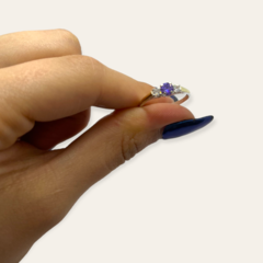 NAR 21 Anillos Piedras - Variedad de colores Plata y Oro - comprar online