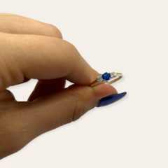 NAR 21 Anillos Piedras - Variedad de colores Plata y Oro en internet