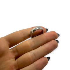 0055 Anillo Alianza Acero Quirúrgico - Stal Joyas