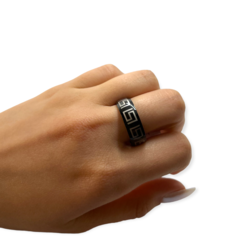 0198 Anillo Masculino Acero Quirúrgico
