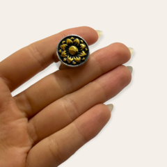 0172 Anillo de Diseño Acero Quirúrgico Dorado - comprar online