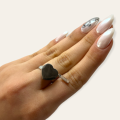 0339 Anillo Corazon Acero Quirúrgico - comprar online