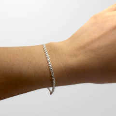PU-PL-1 Pulsera Finita Plata 925 (18 cm) en internet