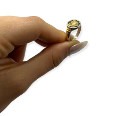 AG 41 Anillo Corazon Plata y Oro - comprar online