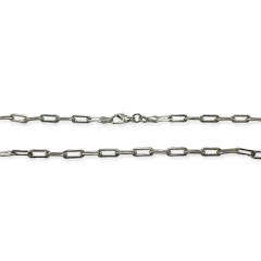 CRI-608 CH Cadena Forcet Chica Enchapada en Plata Mil