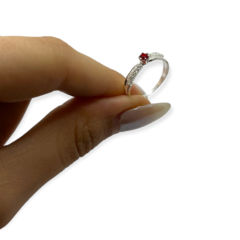 ART 50 Anillo Piedras - Variedad de Colors Plata 925 en internet