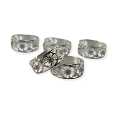 ART 48 Anillo Rosas con Cubics Plata 925 - Stal Joyas