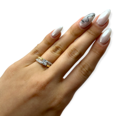 ART 47 Anillo Piedras - Variedad de colores Plata y Oro